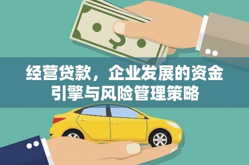 剑河经营贷款，企业发展的资金引擎与风险管理策略