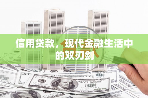 池上信用贷款，现代金融生活中的双刃剑