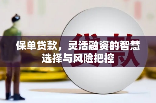 阿瓦提保单贷款，灵活融资的智慧选择与风险把控