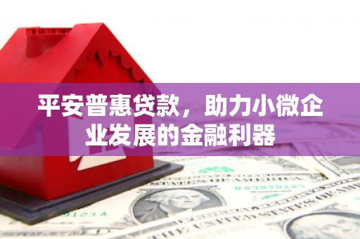 新邱平安普惠贷款，助力小微企业发展的金融利器