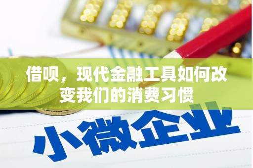 阳泉借呗，现代金融工具如何改变我们的消费习惯