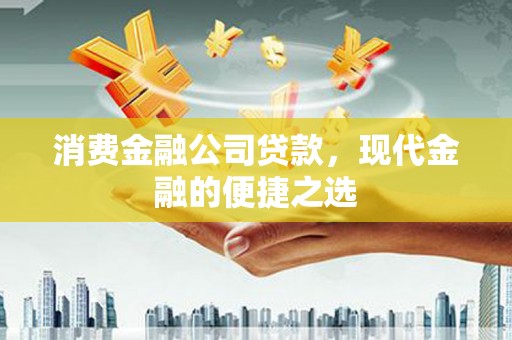 红安消费金融公司贷款，现代金融的便捷之选