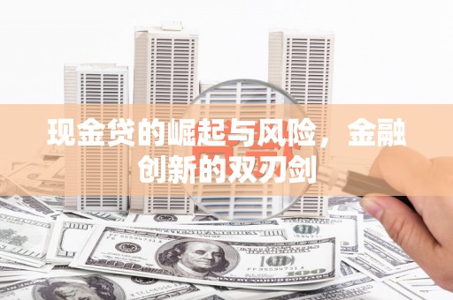 黄陂现金贷的崛起与风险，金融创新的双刃剑