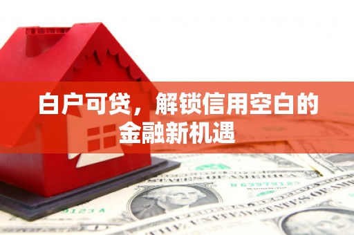 安仁白户可贷，解锁信用空白的金融新机遇