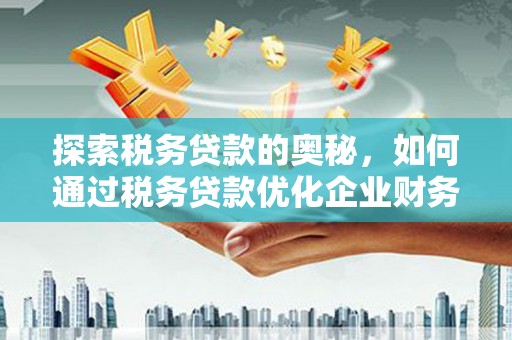 久治探索税务贷款的奥秘，如何通过税务贷款优化企业财务