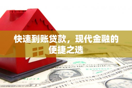 阜康快速到账贷款，现代金融的便捷之选