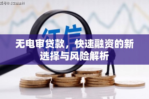 芬园无电审贷款，快速融资的新选择与风险解析